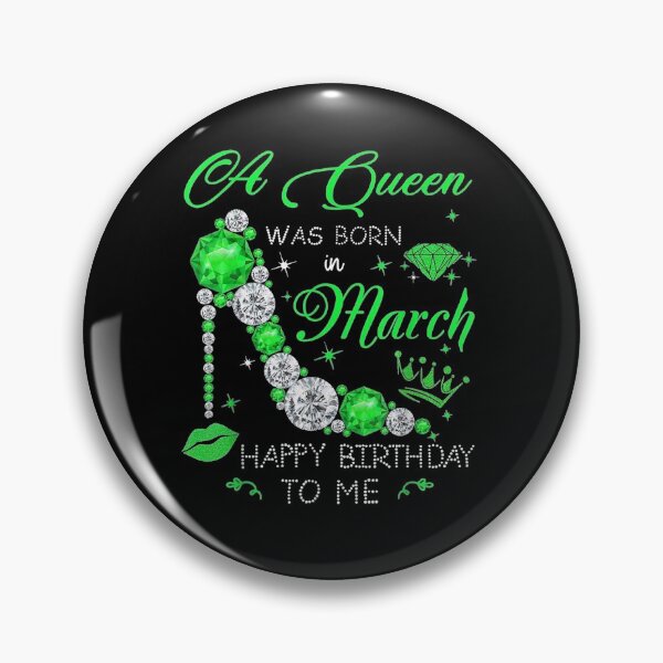 Item preview, A Queen Was Born In March Happy Birthday To Me Girl Birthday  designed and sold by melisenda.