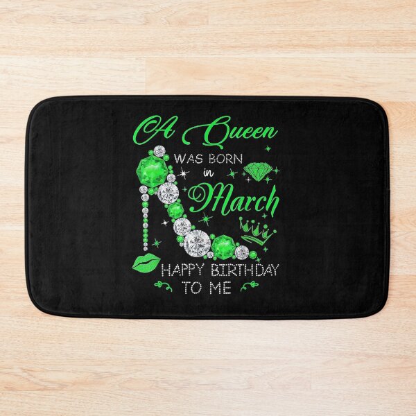 Item preview, A Queen Was Born In March Happy Birthday To Me Girl Birthday  designed and sold by melisenda.