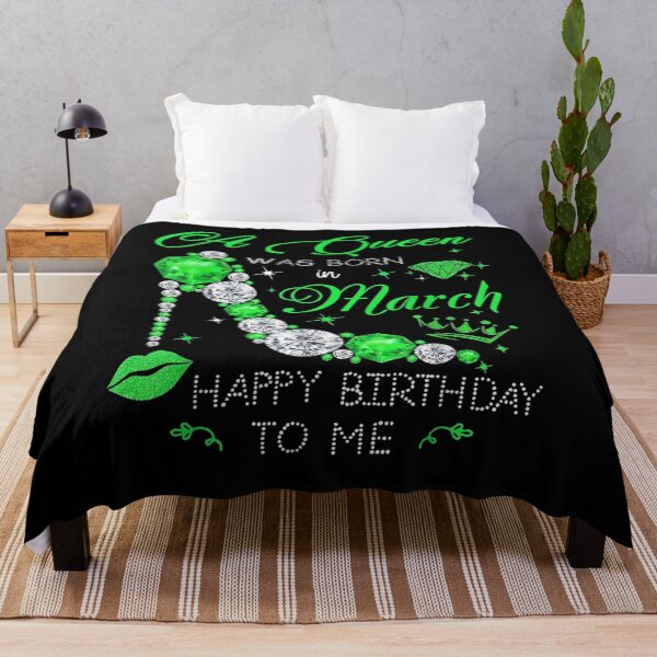 Item preview, A Queen Was Born In March Happy Birthday To Me Girl Birthday  designed and sold by melisenda.