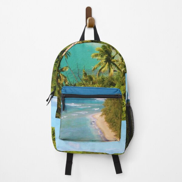 Item preview, Drone view over Nā Pali Coast - Kalalau trail, Kauaʻi HAWAII designed and sold by Bruno Beach.