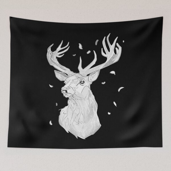 Item preview, The White Stag - Spirit of the Forest designed and sold by witchlingart.