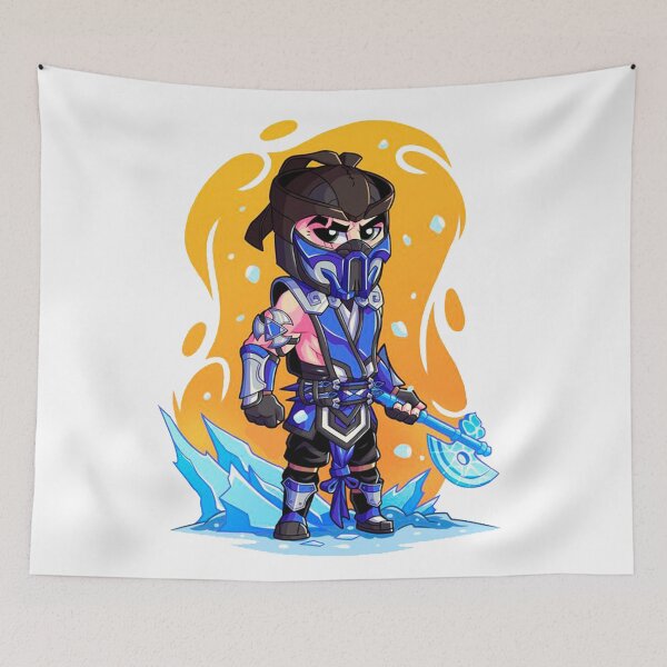 Item preview, Mortal Kombat Cute Sub-Zero Cartoon designed and sold by Shinobi23.