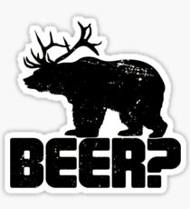 Bear Beer Sticker