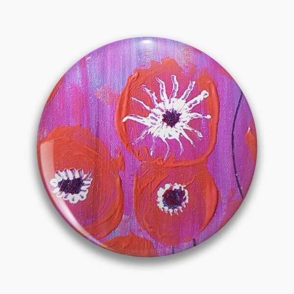 Item preview, Acrylic painting evocation flowers designed and sold by Joie-et-Poesie.