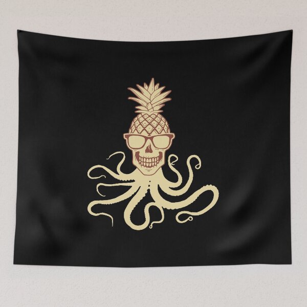 Item preview, Pineapple Octopus Tropical Fruit Monster designed and sold by My-Queens-Store.