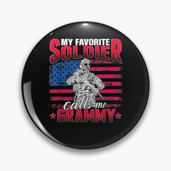 Item preview, My Favorite Soldier Calls Me Grammy Us Flag Military Grandma  designed and sold by melisenda.