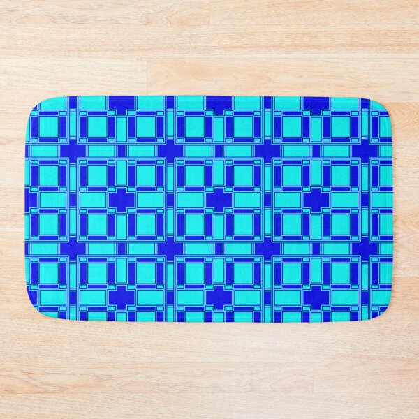 Item preview, Maxilmalist Meets Art Deco in Blue and Teal designed and sold by Giftables.