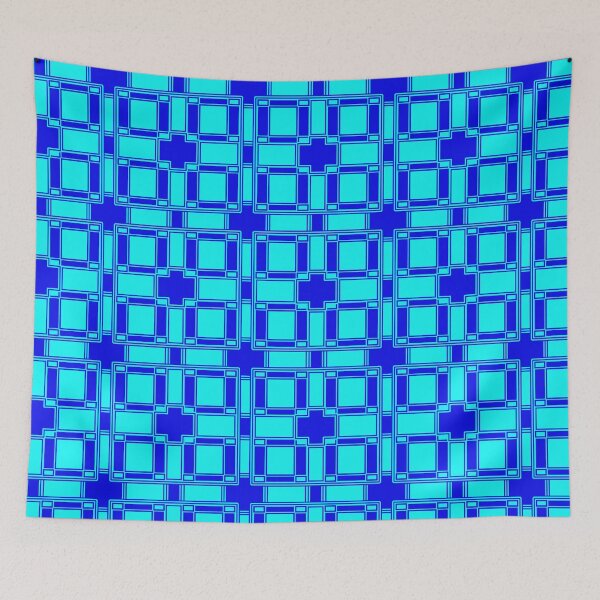 Item preview, Maxilmalist Meets Art Deco in Blue and Teal designed and sold by Giftables.