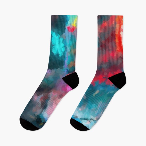 Item preview, Night Street abstract designed and sold by shokA Design.