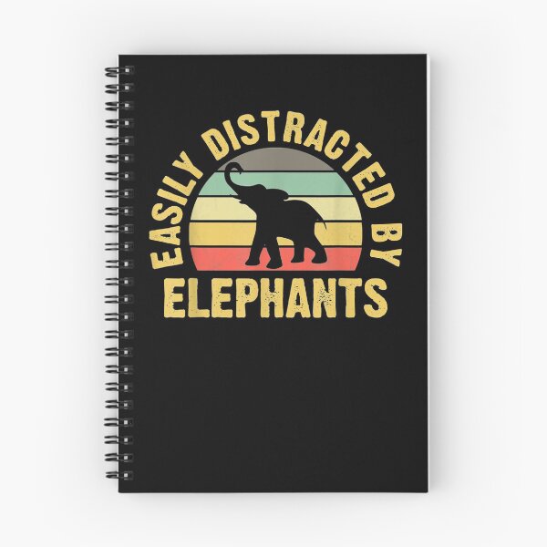 Item preview, Funny Elephant Lover Easily Distracted By Elephants  designed and sold by melisenda.