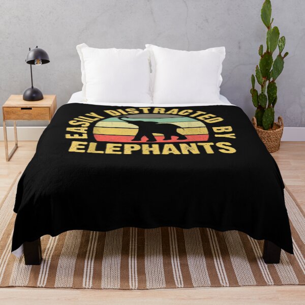 Item preview, Funny Elephant Lover Easily Distracted By Elephants  designed and sold by melisenda.