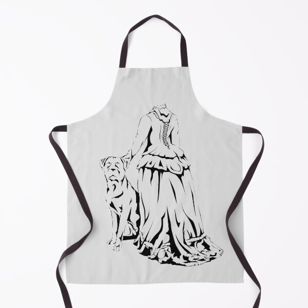 Item preview, Victorian Lady with Large Dog designed and sold by lemonoclefox.