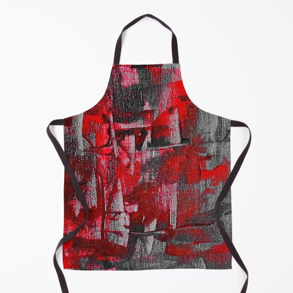 Item preview, Red and black abstract painting designed and sold by Joie-et-Poesie.