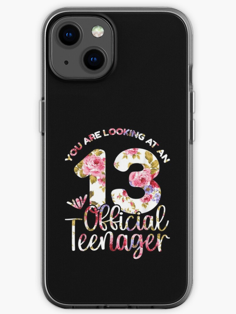 13th Birthday Girls 13 Years Teen Teenager Birthday Gift Iphone Case For Sale By Anniversaryshop Redbubble