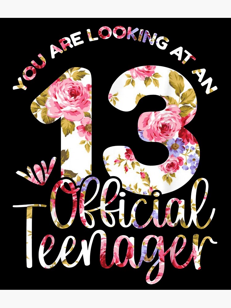 salir orar Fundación Tarjetas de felicitación «13 ° cumpleaños niñas 13 años adolescente regalo  de cumpleaños para adolescentes» de anniversaryshop | Redbubble