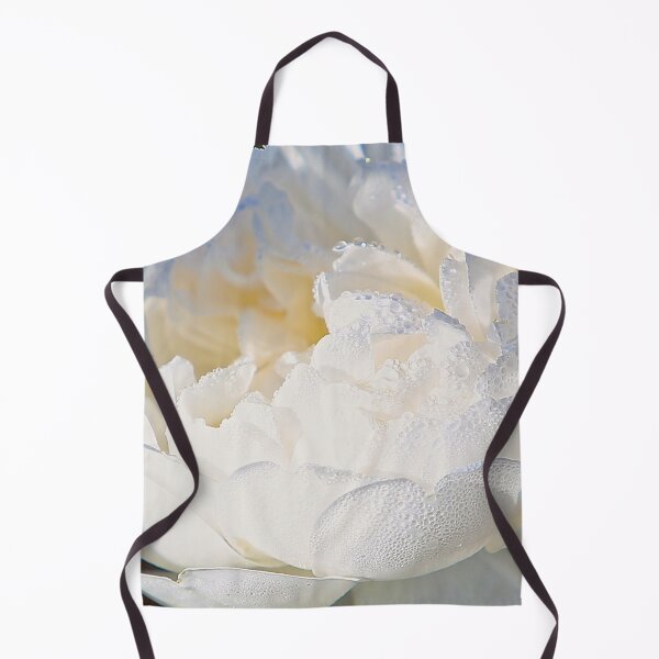 Item preview, White rose with droplets in sunshine designed and sold by NJH110.