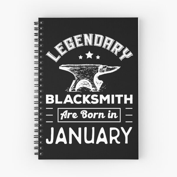 Item preview, Legendary Blacksmith Are Born In January Gift Blacksmith designed and sold by KOURCHAL ART.
