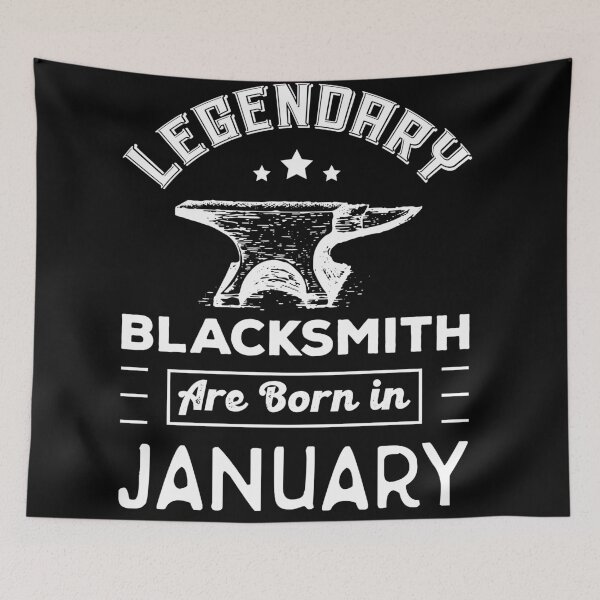 Item preview, Legendary Blacksmith Are Born In January Gift Blacksmith designed and sold by KOURCHAL ART.