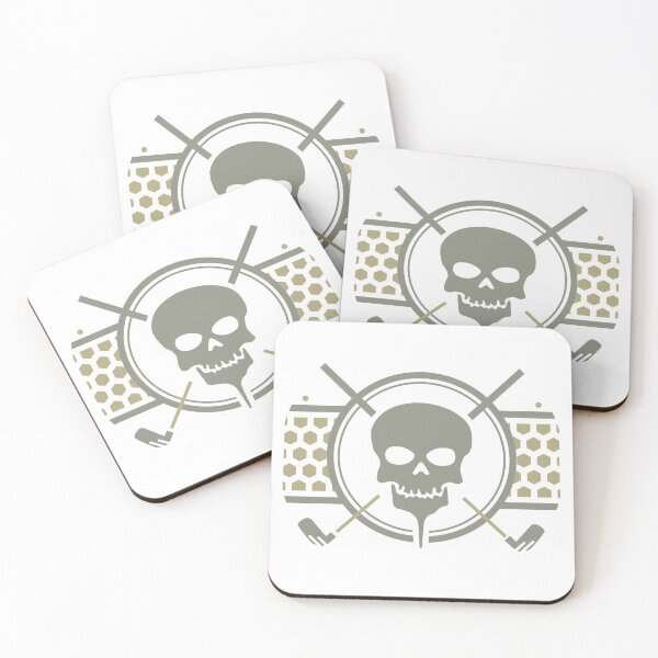 Item preview, Golf Skeleton Khaki & Grey designed and sold by MusteDesigns.