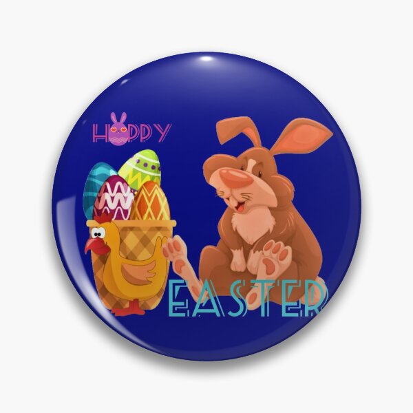 Item preview,  Cute Easter Bunny  With Chicken And Easter Eggs designed and sold by Andjela Bakos.