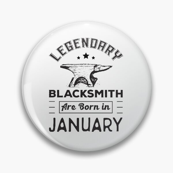Item preview, Legendary Blacksmith Are Born In January Gift Blacksmith designed and sold by KOURCHAL ART.