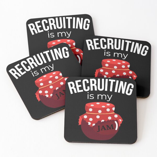 Item preview, Recruiting is my jam, love recruitment design designed and sold by Click-Like.