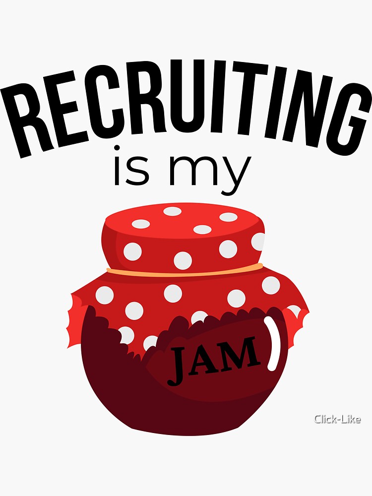 Recruiter Stickers, Unique Designs