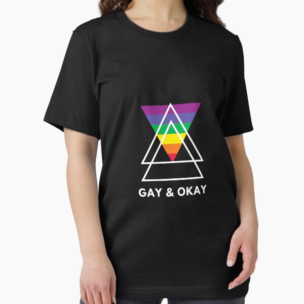 Item preview, gay & okay t-shirt designed and sold by cartrica.