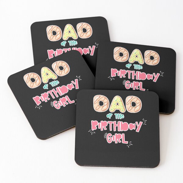 Item preview, Dad of the Birthday Girl Family Donut theme designed and sold by SwankyFine.