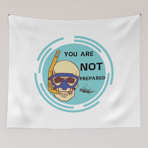 Item preview, You Are Not Prepared Scuba Diving designed and sold by My-Queens-Store.