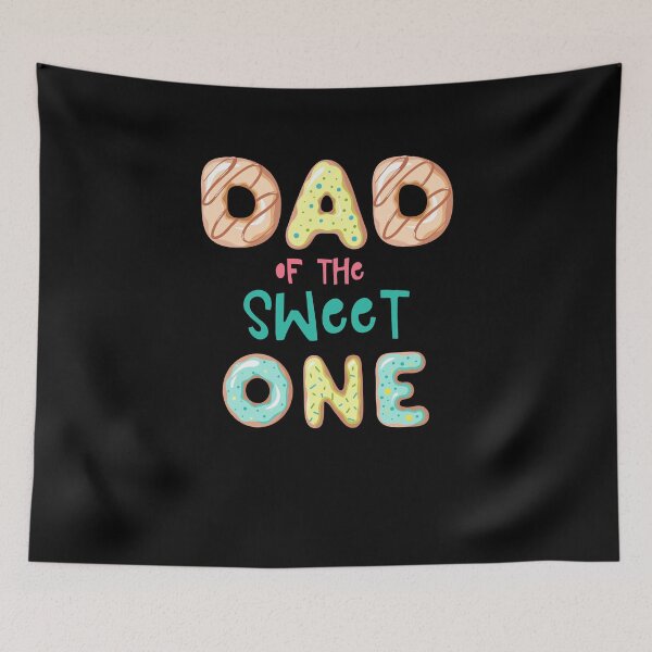 Item preview, Dad of Sweet One Family Donut theme designed and sold by SwankyFine.