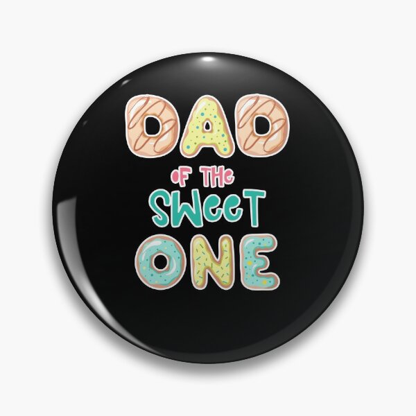 Item preview, Dad of Sweet One Family Donut theme designed and sold by SwankyFine.