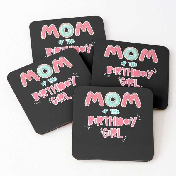 Item preview, Mom of the Birthday Family Donut theme designed and sold by SwankyFine.