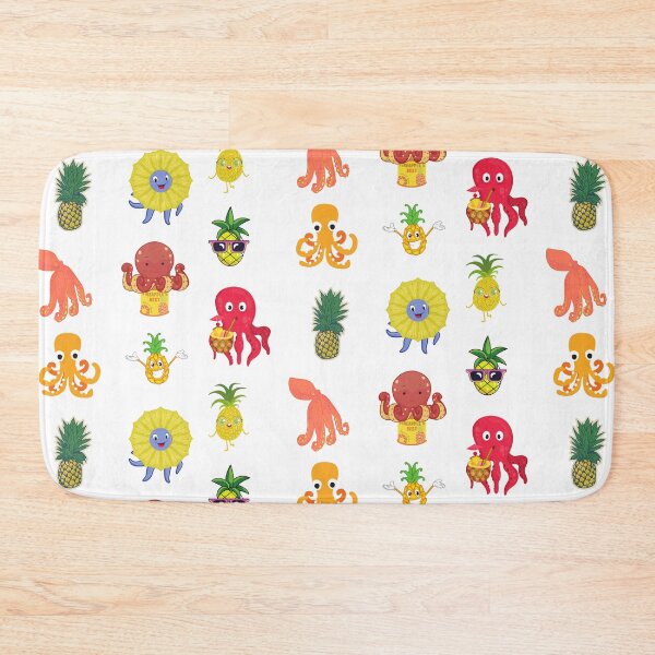 Item preview, Pineapple Octopus Sticker Pack designed and sold by SportyDogShop.