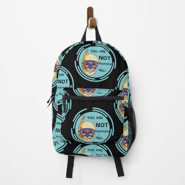 Item preview, You Are Not Prepared Scuba Diving Skull designed and sold by My-Queens-Store.
