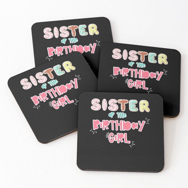 Item preview, Sister of the Birthday Girl Family Donut theme designed and sold by SwankyFine.