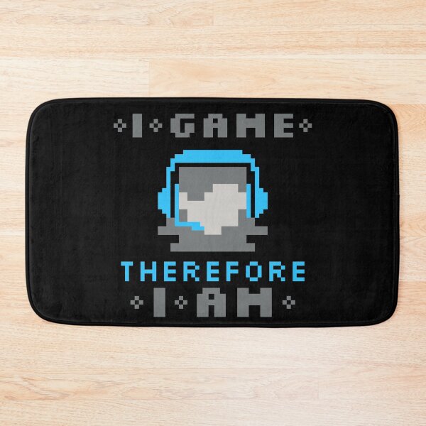 Item preview, I Game Therefore I Am - Female designed and sold by KadyIllustrates.