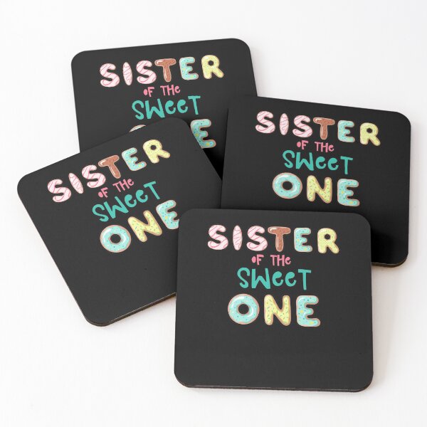 Item preview, Sister of the Sweet One Family Donut theme designed and sold by SwankyFine.