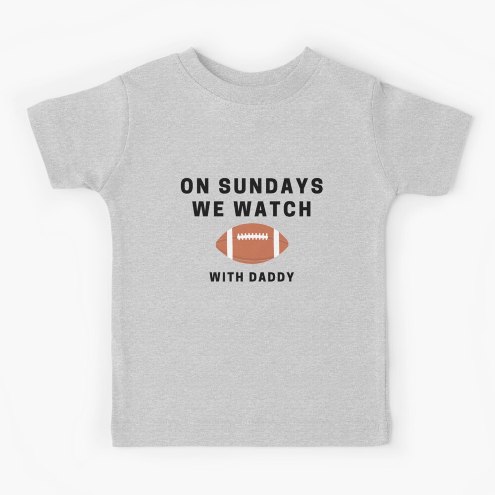 Mens on Sundays We Watch Football Tshirt Funny Sports Tailgating Tee