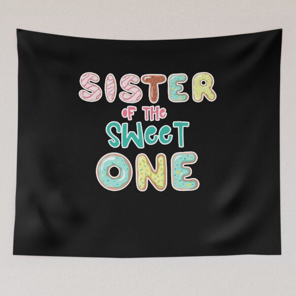 Item preview, Sister of the Sweet One Family Donut theme designed and sold by SwankyFine.