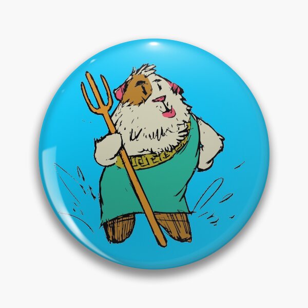 Item preview, Poseidon Guinea Pig designed and sold by GuineaPigArt.