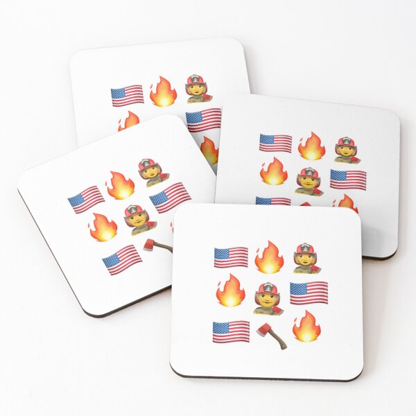 Item preview, Usa California usa firefighter usa fire fighting  designed and sold by Tropical Blood.