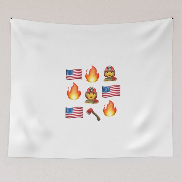Item preview, Usa California usa firefighter usa fire fighting  designed and sold by Tropical Blood.