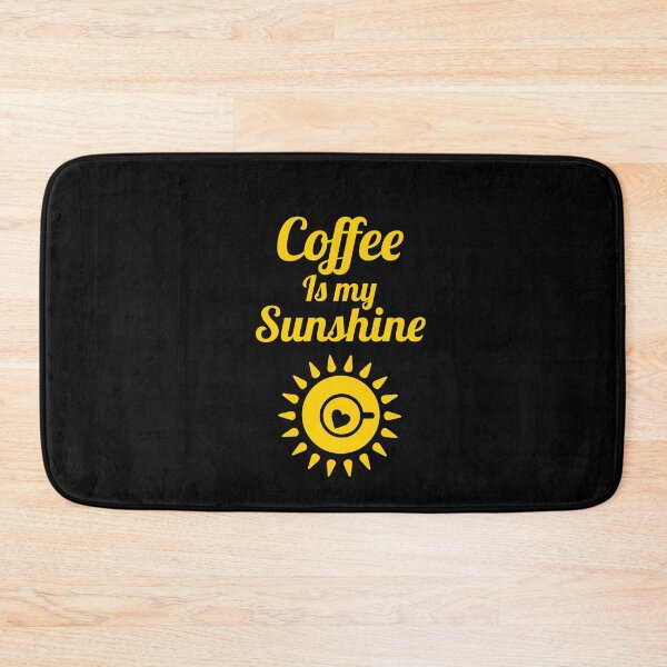 Item preview, Coffee is my Sunshine - coffee lover quote. designed and sold by Theleochick.