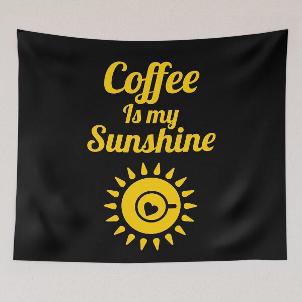 Item preview, Coffee is my Sunshine - coffee lover quote. designed and sold by Theleochick.