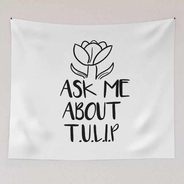 Item preview, Ask Me About Tulip - Calvinist Quote designed and sold by HalpinDesign.