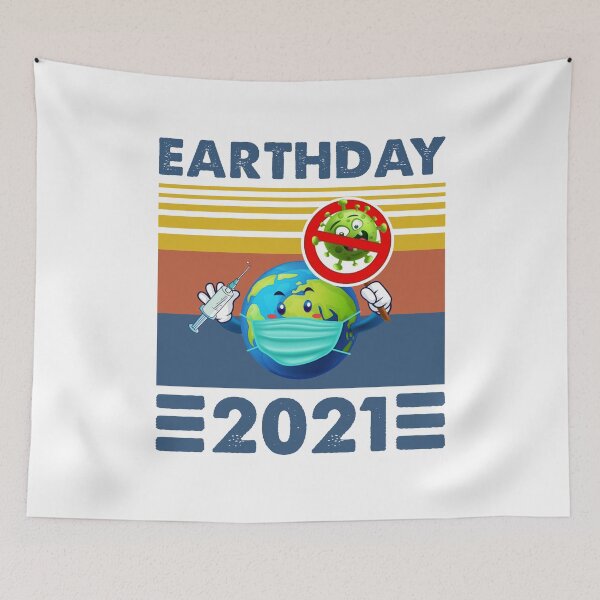 Item preview, Earth day 2021 Vaccinated 2021 designed and sold by kenzo2093.