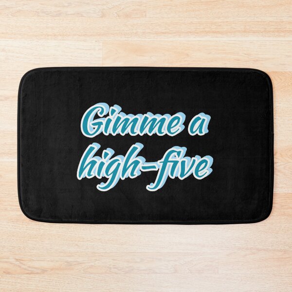 Item preview, GIMME A HIGH FIVE, TYPOGRAPHY designed and sold by Happy  Soul Store.