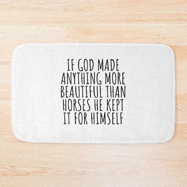 Item preview, Beautiful Horses Quote designed and sold by HalpinDesign.