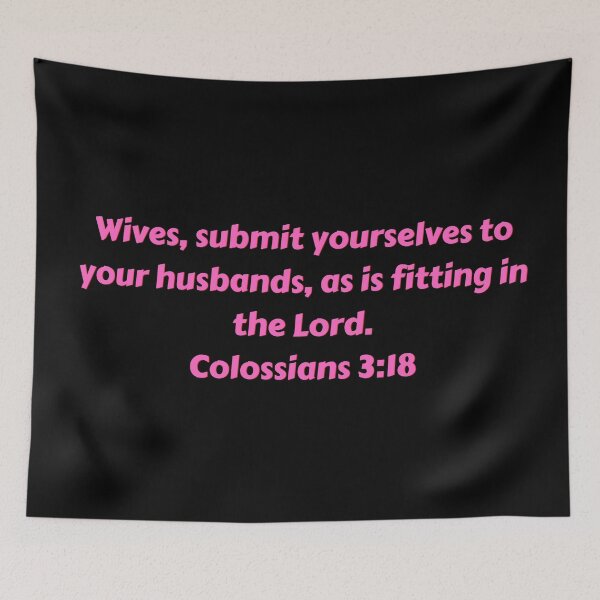 Item preview, Bible Verse Colossians 3:18 designed and sold by Prayingwarrior.